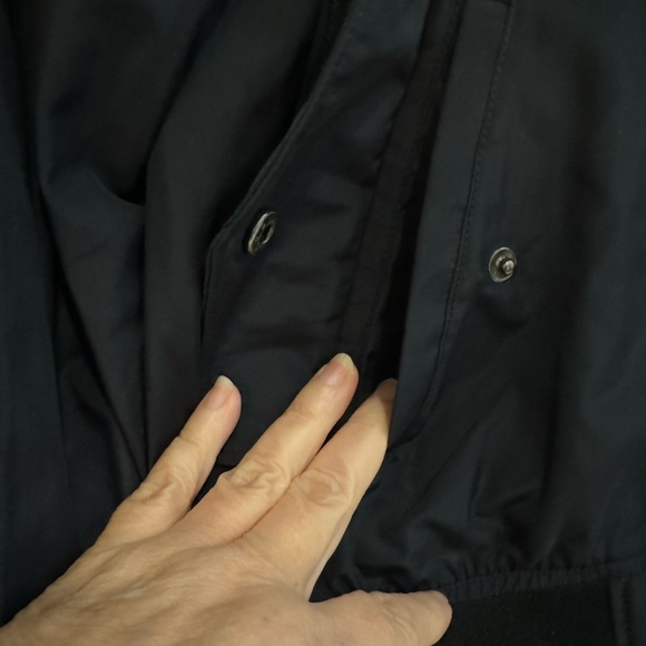 MICHAEL Michael Kors Navy bomber jacket size M NWOT - Picture 5 of 5